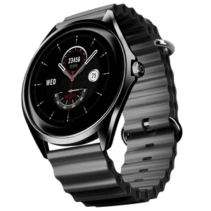 Boat Ultima Aeris 1.43" AMOLED Display Round Smart Watch | Bluetooth Calling | Active Black