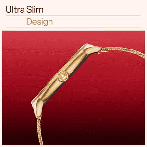 Boat Chrome Iris Fashion Round Smart Watch | 1.32" AMOLED Display | 1000 Nits | Metal Gold