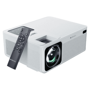 ZEBRONICS PIXAPLAY 58 Smart Projector | 12000 Lumens | 4K Support | White