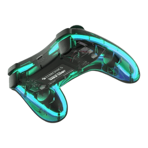ZEBRONICS MAX LINK PLUS Wireless Gamepad | Built-in rechargeable battery | RGB light | Transparent