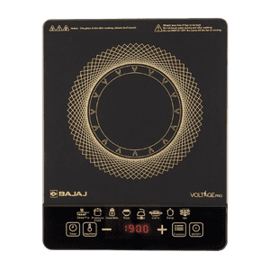 Bajaj Induction Cooktop | 1900 W | Touch Panel | Black | ICX190FS