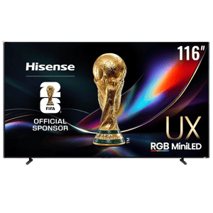 Hisense RGB MiniLED ULED Premium X Series 4K UHD Google Smart TV | 116 Inch | RGB Backlight MiniLED Up to 8000 nits  3D Color Master Pro | 116UX
