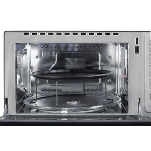 LG Convertible Microwave Oven with Air Fry | Charcoal Lighting Heater | 32 L | Black | MJEN326UHWF