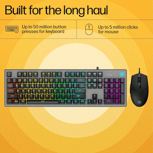 HP Wired Gaming Keyboard and Mouse Set | Black | KM300F