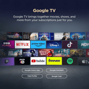 TCL 4K Ultra HD Smart LED Google TV | 165 cm (65 inches) | Black | 65P6L