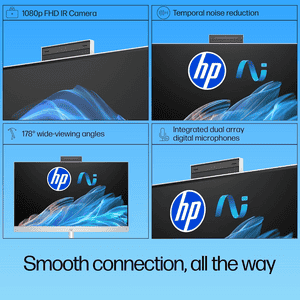 HP AIO Desktop | Intel Core i3-1315U | 8GB | 512GB | Windows 11 Home | Shell White | 24-CR0905IN