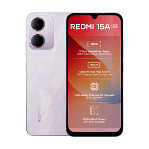 Redmi 15A 5G | 4GB | 128GB | Amaze Purple | NM