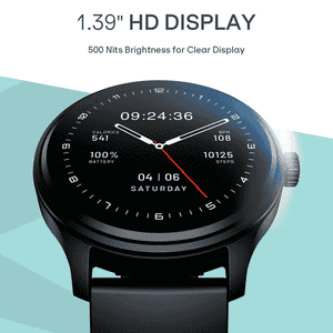 boAt Lunar Orbit 2 Smartwatch with Bluetooth Calling | 1.39" HD Display | Active Black