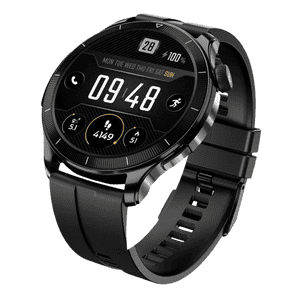 Boat Chrome Eon Round  Smart Watch for Men & Women | 1.43” (3.63 cm) AMOLED Display | Active Black