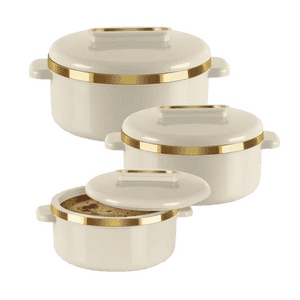 Milton Curve Casserole Set | Easy to Store | Multicolour