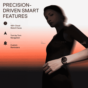 Boat Valour 1 R Round Smart Watch | 1.43" 3D AMOLED Display | 1000 nits | Imperial Leather