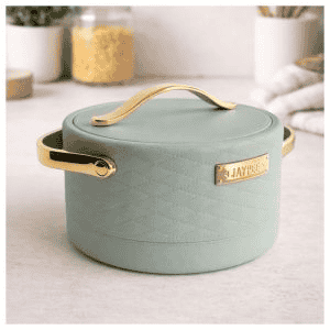 Jaypee Luxura 2000 ml Stainless Steel Insulated Casserole | Hot & Cold Food Storage Container | Multicolour