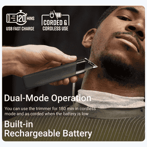 Zebronics Zeb HT201 Trimmer | 3+1 Guide combs | Multicolour
