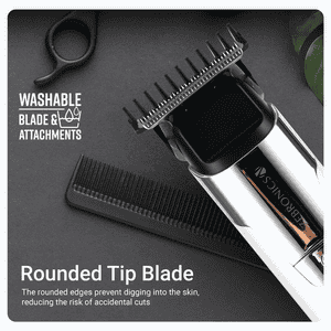 Zebronics Zeb HT201 Trimmer | 3+1 Guide combs | Multicolour