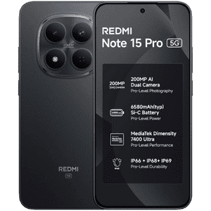 REDMI Note 15 Pro 5G | 8GB | 256GB | Carbon Black | NM