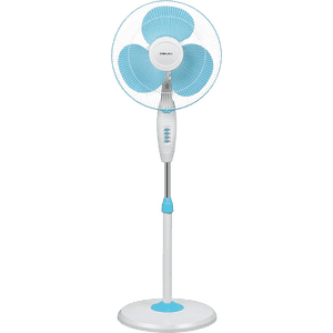 Bajaj Esteem 400mm Pedestal Fan | Icy Blue & White