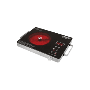 Usha Infrared Induction Cooktop | 2200W | 4 Preset Menus | Black | IR2200TCB