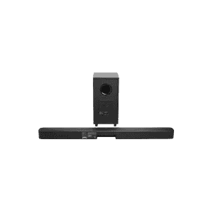 JBL Bar 2.1 Essential Soundbar with Wireless Subwoofer | 440W | Dolby Digital | 2.1 Channel | Black | JBLBAR21ESSBLKIN