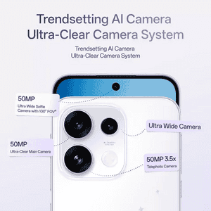 Oppo Reno16c 5G | 12GB | 256GB | Starry White
