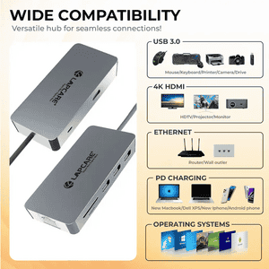 Lapcare Lap-C 8 In 1 Extended Travel Docking station