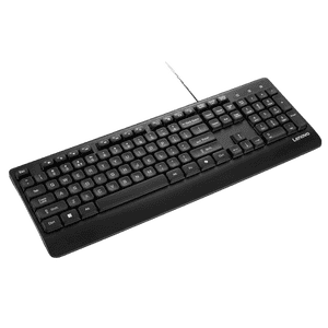 Lenovo 110 USB-A Wired Multimedia Keyboard | Black