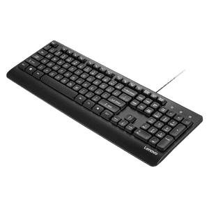 Lenovo 110 USB-A Wired Multimedia Keyboard | Black