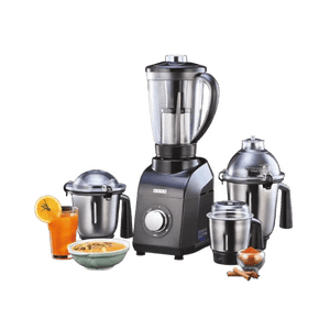USHA TurboX Mixer Grinder | 1200W | Faster and finer grinding | 4 Jars | Black