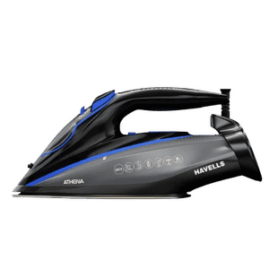 Havells Athena Steam Iron | 3000 W | Black & Blue