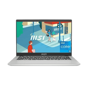 MSI Modern 14  Laptop | Intel Core i5 | 16GB | 512GB | Windows 11 Home | Urban Silver | 9S7-14J111-117