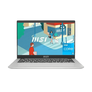 MSI Modern 14  Laptop | Intel Core i3 | 16GB | 512GB | Windows 11 Home | Silver | 9S7-14J111-118