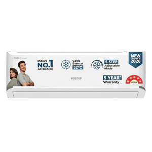 Voltas Inverter Split AC | 1 ton | 5 star | Silver & White | SAC 125 INV VECTRA ZEN SILVER