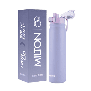 Milton Reva 1000 Stainless Steel Water Bottle | Multicolour