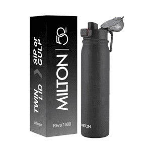 Milton Reva 1000 Stainless Steel Water Bottle | Multicolour