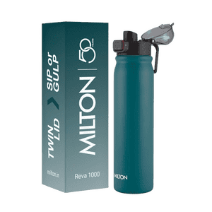 Milton Reva 1000 Stainless Steel Water Bottle | Multicolour