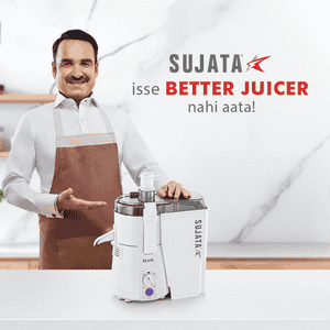 Sujata Powermatic Juicer | 900 Watts | White