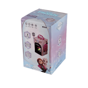 Disney Frozen Kids Karaoke Bluetooth Speaker with Wired Microphone | RGB LED Party Lights | Pink | DY-1016-FZ