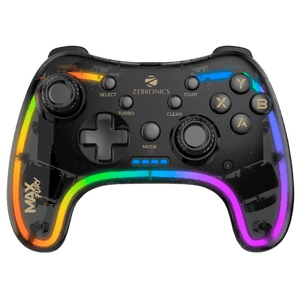 Zebronics Max Fury Wired Gamepad | Dual motors force | Black