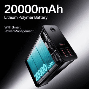 Boat Pro Energyshroom PB400 Compact Power Bank | 20000 mAh | 22.5W | Fast Charging | Emerald Green