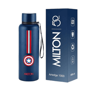 Marvel Artedge 1000 Thermosteel Flask | 1000 ml | 24 Hr and Cold | Leak Proof | Assorted Colors