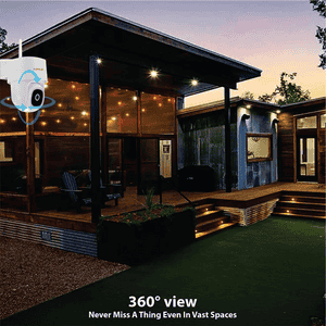 CP PLUS 4MP Quad HD Wi-Fi CCTV Camera for Outdoor | White | CP Z45Q
