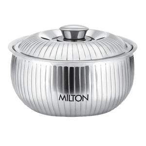 Milton Tulip 3000 Stainless Steel Casserole | Silver