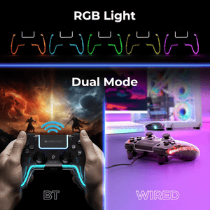 Zebronics Zeb Max Link Pro Wireless Gamepad | Dual Motor Haptics | Black