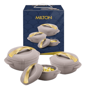 Milton Oyster Reg Set Insulated Casserole | Easy to Carry | Multicolor