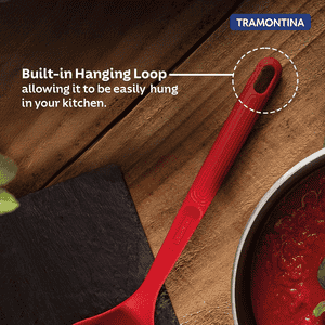 Tramontina Softta Silicone Ladle | Red