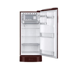 LG Direct Cool Single Door Refrigerator | Smart Inverter Compressor | 185 L | 5 Star | Wine Glory | GLD1956ZAWG