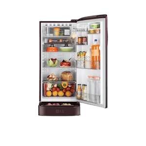LG Direct Cool Single Door Refrigerator | Smart Inverter Compressor | 185 L | 5 Star | Wine Glory | GLD1956ZAWG