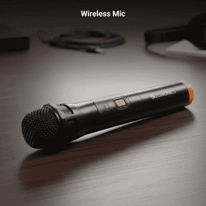 Zebronics Sono Plus Bluetooth Party Speaker | 48W RMS | Wireless Mic | Black