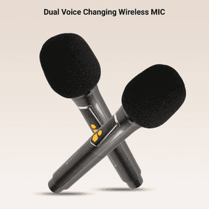 Zebronics Zeb Thump 10 Party Speaker with Dual Wireless Mic | 200W | Black