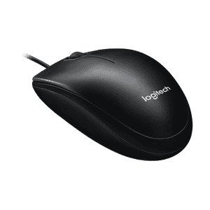Logitech M100r Wired USB Mouse | Black