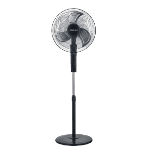 Bajaj Metallica Breeze Pedestal Fan | 400mm | Black